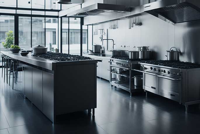 Küche in der Gastronomie